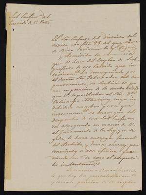 [Letter from Ignacio García to the Laredo Justice of the Peace, January 30, 1841]