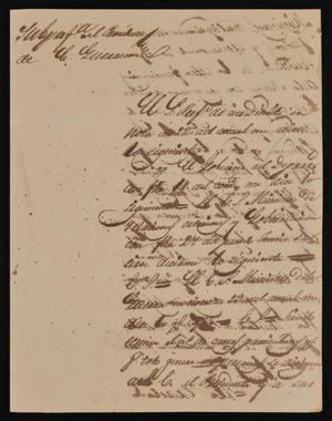 [Letter from Policarzo Martinez to the Laredo Ayuntamiento, July 26, 1842]