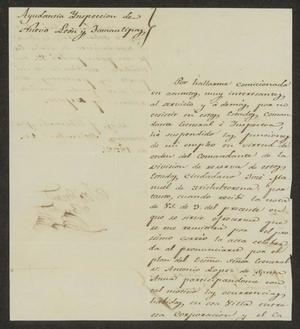 [Letter from José Juan Sanchez to the Laredo Alcalde, September 10, 1832]