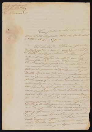 [Letter from José Antonio Flores to the Laredo Justice of the Peace, August 22, 1838]