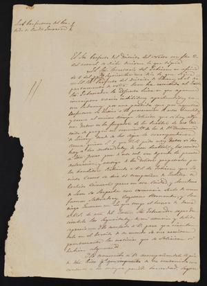 [Letter from José Antonio Flores to the Laredo Alcalde, October 13, 1837]