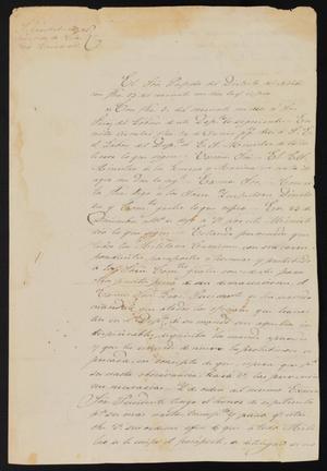 [Letter from José Antonio Flores to the Laredo Justice of the Peace, July 23, 1838]