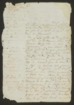 [Letter from the Comandante Militar to the Laredo Ayuntamiento, November 5, 1833]