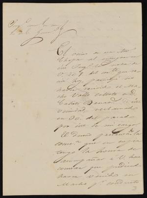 [Correspondence between José María Flores and the Laredo Alcalde, July 15, 1837]