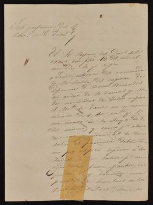 [Letter from Rafael Uribe to the Laredo Ayuntamiento, October 18, 1842]