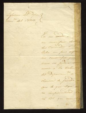 [Letter from José Guadalupe de Samano to the Laredo Ayuntamiento, December 19, 1829]