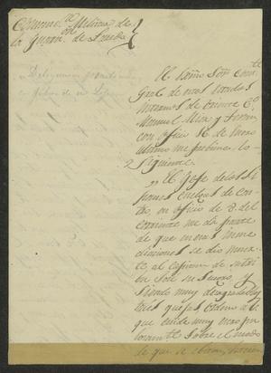 [Letter from Antonio López to the Laredo Alcalde, February 10, 1832]
