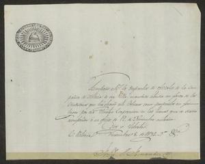[Letter from the Governor to the Laredo Alcalde, December 8, 1832]