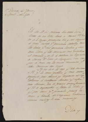 [Letter from Joaquín Ramírez y Serna to the Laredo Alcalde, November 30, 1835]