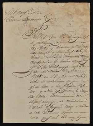 [Letter from Policarzo Martinez to the Laredo Alcalde, June 21, 1844]