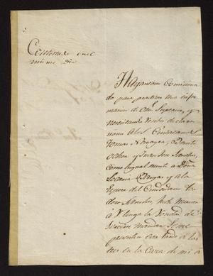 [Letter from Antonio Prada to the Laredo Alcalde, October 24, 1829]