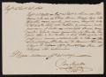 Thumbnail image of item number 1 in: '[Letter from Pedro Arguelles to the Laredo Alcalde, August 17, 1837]'.