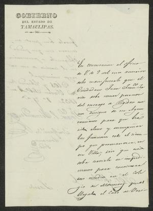 [Letter from the Governor to the Laredo Alcalde, February 4, 1832]