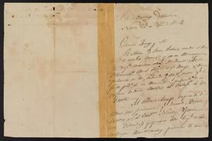 [Letter from Felipe de la Garza to Domingo Dovalina, December 22, 1835]