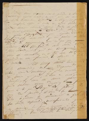 Primary view of object titled '[Letter from Justice of the Peace Ramón to Comandante Lafuente, November 13, 1841]'.