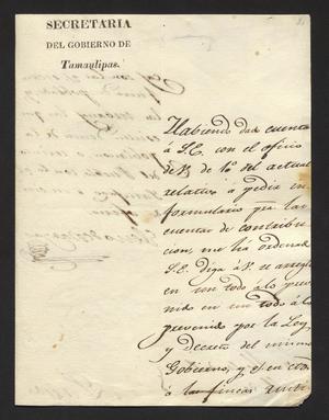 [Letter from Eleno de Vargas to the Laredo Alcalde]