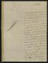 Thumbnail image of item number 1 in: '[Letter from José Miguel Benavides to the Alcalde of Laredo, January 21, 1827]'.