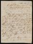 Thumbnail image of item number 1 in: '[Letter from Pedro Neyra to the Laredo Alcalde, November 23, 1837]'.