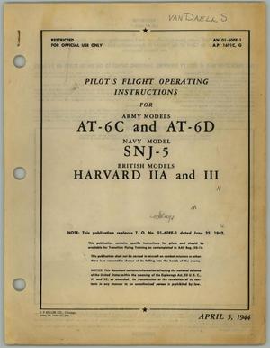 Primary view of object titled '[Pilot's Flight Operating Instructions]'.