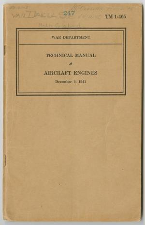 [War Department Technical Manual & Aircraft Engines]