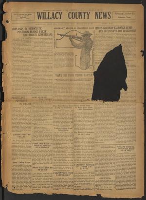 Primary view of object titled 'Willacy County News (Raymondville, Tex.), Vol. 7, No. 26, Ed. 1 Thursday, July 3, 1924'.