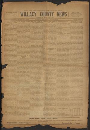Willacy County News (Raymondville, Tex.), Vol. 6, No. 36, Ed. 1 Thursday, September 13, 1923