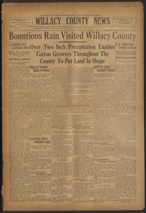 Primary view of object titled 'Willacy County News (Raymondville, Tex.), Vol. 8, No. 12, Ed. 1 Thursday, March 26, 1925'.