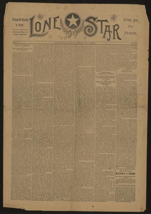 Lone Star Weekly. (Dallas, Tex.), Vol. 1, No. 12, Ed. 1 Tuesday, July 1, 1890