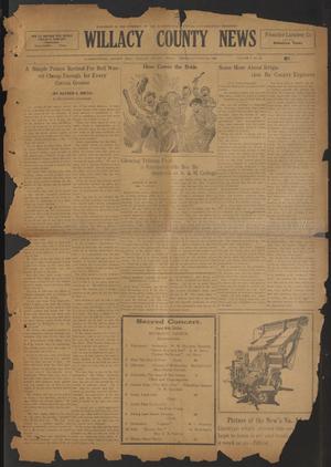 Primary view of object titled 'Willacy County News (Raymondville, Tex.), Vol. 7, No. 22, Ed. 1 Thursday, June 5, 1924'.