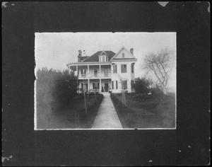[East exterior view of the J.H.P. Davis house]