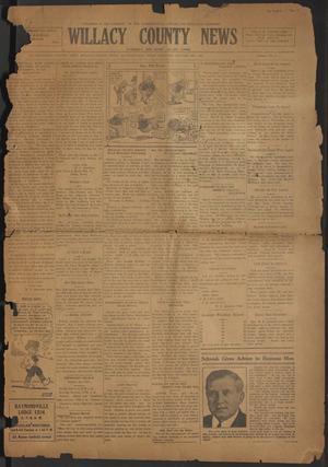 Primary view of object titled 'Willacy County News (Raymondville, Tex.), Vol. 7, No. 4, Ed. 1 Thursday, January 24, 1924'.