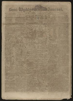 The Semi-Weekly Journal. (Galveston, Tex.), Vol. 1, No. 69, Ed. 1 Friday, October 4, 1850