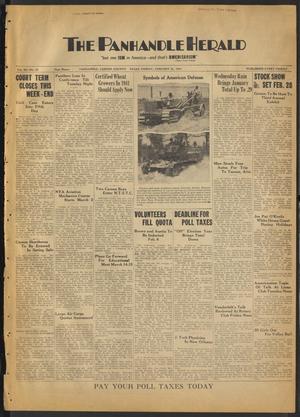 Primary view of object titled 'The Panhandle Herald (Panhandle, Tex.), Vol. 54, No. 27, Ed. 1 Friday, January 31, 1941'.