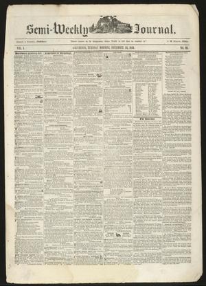 The Semi-Weekly Journal. (Galveston, Tex.), Vol. 1, No. 93, Ed. 1 Tuesday, December 24, 1850