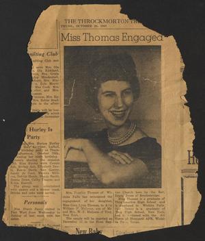 Primary view of object titled 'Throckmorton Tribune (Throckmorton, Tex.), Ed. 1 Thursday, October 26, 1961'.