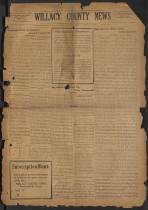 Primary view of object titled 'Willacy County News (Raymondville, Tex.), Vol. 7, No. 9, Ed. 1 Thursday, February 28, 1924'.