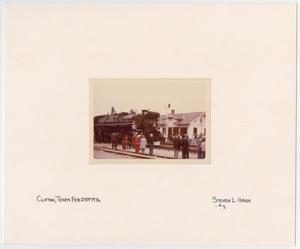 Primary view of object titled '[American Freedom Train in Clifton, Texas]'.