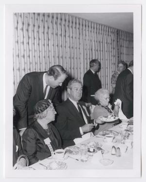 [Photograph of John Connally and Elderly Ladies at Dinner]