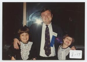[Photograph of Dr. Ray Perryman and His Daughters]