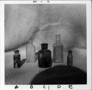 Primary view of object titled 'Glass Bottles'.