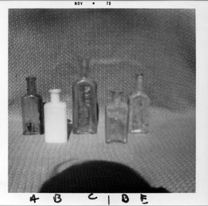 Primary view of object titled 'Glass Bottles'.