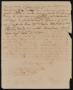 Thumbnail image of item number 2 in: '[Letter from Mirabeau Lamar to Alcalde Martinez, November 12, 1846]'.