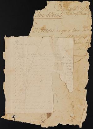 [Two Documents Relating to Official Correspondence]