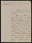 Thumbnail image of item number 1 in: '[Letter from Rafael García to the Laredo Alcalde, January 23, 1845]'.