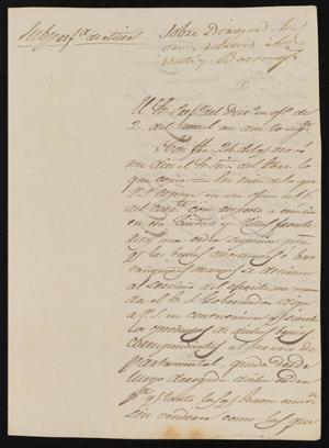 [Letter from Policarzo Martinez to the Laredo Alcalde, June 5, 1845]