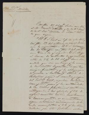 [Letter from Comandante Bravo to Alcalde Ramón, August 1, 1845]