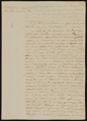 [Letter from Policarzo Martinez to the Laredo Junta Municipal, December 12, 1845]