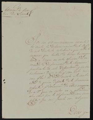 [Letter from the Tax Collector to the Laredo Alcalde, June 24, 1845]