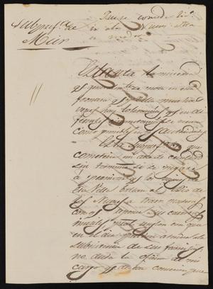 [Letter from Policarzo Martinez to the Laredo Alcalde, June 2, 1845]