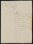 Thumbnail image of item number 1 in: '[Letter from Bernardo Cavasos to Alcalde Ortiz, November 20, 1845]'.